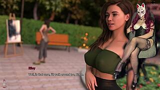 coed explores costume roleplay game