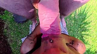 Giving White Guy Blowjob From My Pov