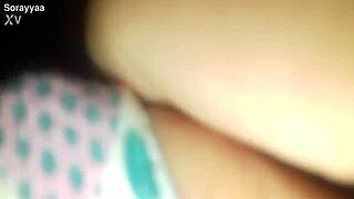 Bragas con estampado de corazoncito en video casero
