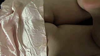 indo tobrut montok in satin robe shows pussy and masturbates