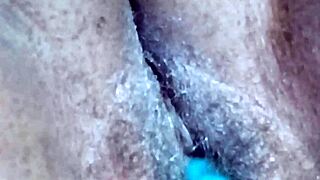 ebony bbw mara exotic hairy pussy extreme squirting masturbation