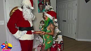 Santa Wants Milk And Latina Areolas