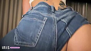 colombian babe gets jeans ripped for raw fuck