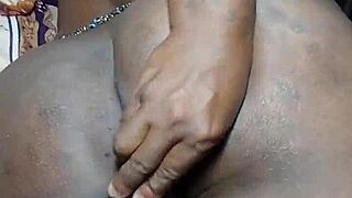 Masturbating with the cucumber