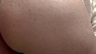 Latina notices filming while peeing and spreads ass