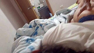 Milf with big ass has her first threesome with the guy next door