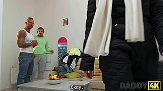 redhead answers call during intense sex