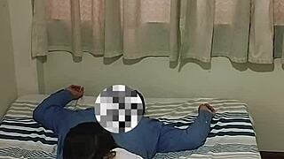 hey, this schoolgirl rides her teacher's big ass in cowgirl for passing the course