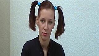 Dünne Schlampen Anal Casting, ich spürte jeden intensiven Moment