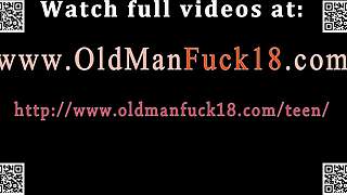 Oude Man Krijgt Tiener 18+ 18+ Blowjob in Wilde Frannkie Gang Tag Team