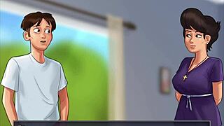 Wow, Summertime Saga část 44 má horkou anime akci ve sprše! 🔥