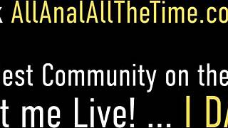 يا أناستاسيا روز، افتحي مؤخرتك للعب شرجي مجنون