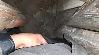 Vau! Uhvatila sam komšinicu kako masturbira u javnom WC-u i pridružila joj se za lezbijski užitak!