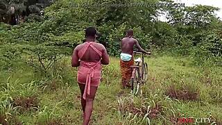 okonkwo bangs village slay queen in outdoor bicycle romp