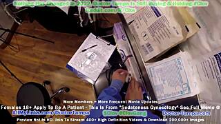 Florida lääkäri käyttää spekulumia kiharatukkaisella aasialaisella potilaalla fetissi orgasmeja varten