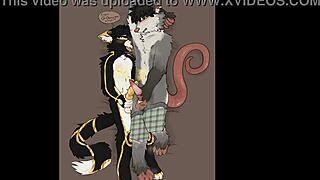Gay furry-kompil med frottage