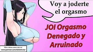 Vil du have mig til at kneppe dig igen og igen indtil du ikke kan tage mere? Spansk joi fra din shemale hersker slave.