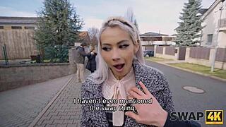 Swap4k načrtoval žar, ampak končal v vročem seksu z lepoto velikih jošk