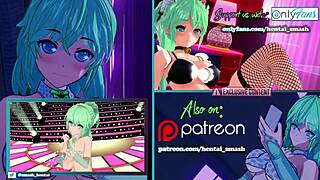 อควา ถูหีของเคียรา แล้วพวกเธอสลับกันเลียกันในเฮนไตคิงดอมฮาร์ทส์