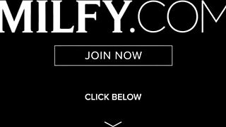 מילפי מדריכת סקי ברנדי מראה לנער צעיר טריקים פראיים ברכיבה