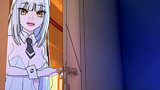 Noir lefekvéskor felfedi a vad cenzúrázatlan 3D rajzfilm hentai akciót