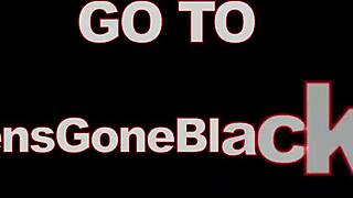 Gabriella Paltrova pounded av massiv kuk svart mann