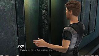 Uau! Primeiro beijo com ruiva Haylee em Stranded in Space 33!