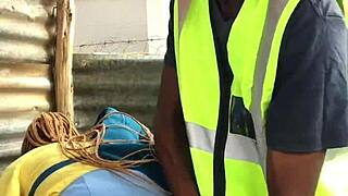 hey, night guard, wanna trade protection for a quick outdoor cumshot?