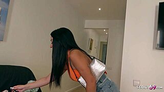 ik scout annie reis voor ruwe Duitse porno