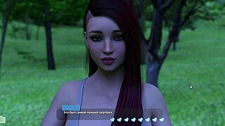 Helping the Hotties del 11: Blond slampa med store pupper kysser og erter i 3D