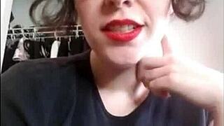 pelacur anal mendominasi dalam sesi sexting nonnude!