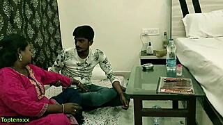 इंडियन हॉट मिल्फ कमवाली भाभी को यंग 18+ मैनेजर ने हार्ड बैंग किया