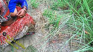 مغامرة هندية ساخنة في الغابة مع أكشن خارجي خام.