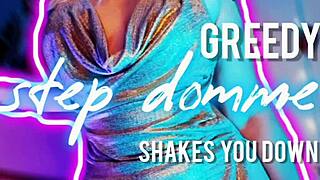 Guldgrävare styvmamma förnedrar dig med finansiell dominans!