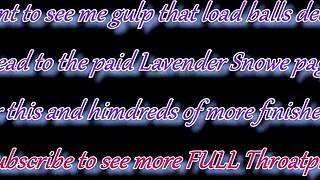 火辣18+少女红脚趾甲被猛烈喉咙撞击