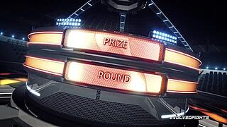 Wielkocycka London Rose naga walka z Cody Carterem mocno wyruchana